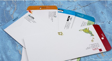 체크무늬레쟈크 소봉투